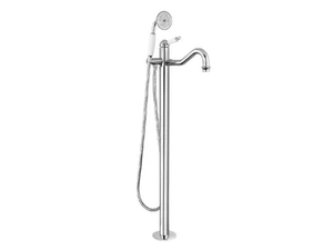 CANTERBURY - Floor standing single handle steel bathtub set with hand shower _ Gaia Mobili